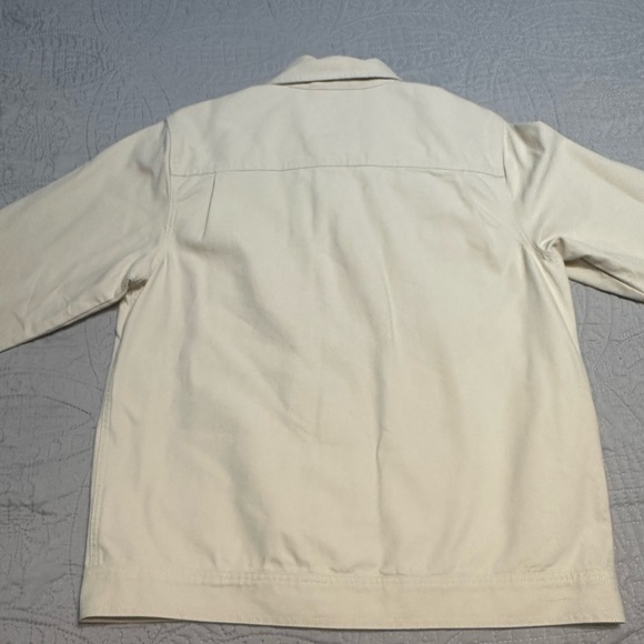 Vans Anaheim Needlepoint Floral Jacket Men's Cream Roses Snap Front - Picture 9 of 9